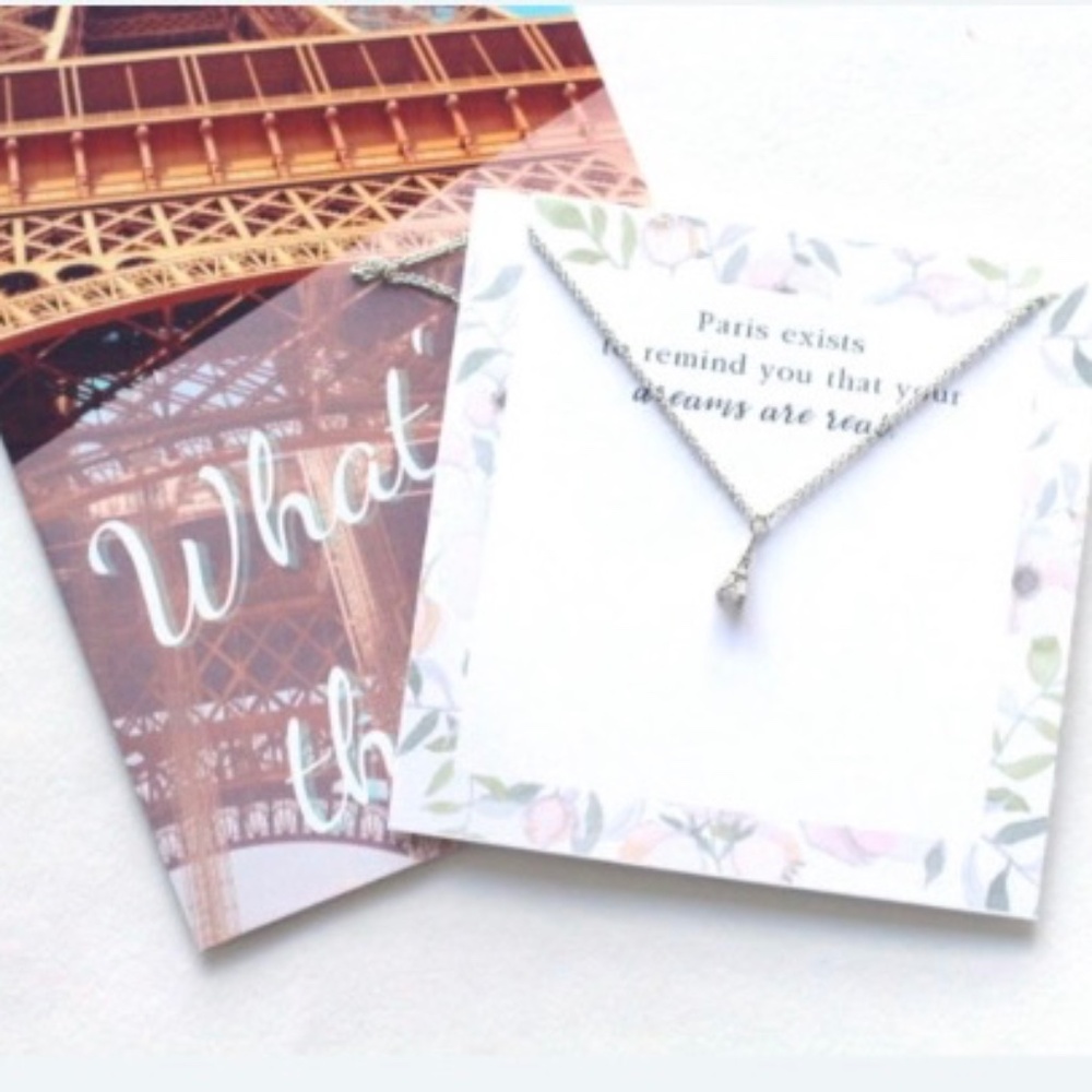 Miandu Jewellery Eiffel Tower Necklace